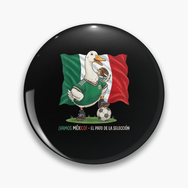Item preview, Vamos Mexico El Pato De La Seleccion Funny Mexican Soccer Goose Fan designed and sold by PixlCrypt.