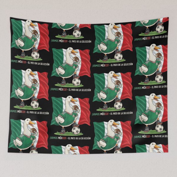 Item preview, Vamos Mexico El Pato De La Seleccion Funny Mexican Soccer Goose Fan designed and sold by PixlCrypt.