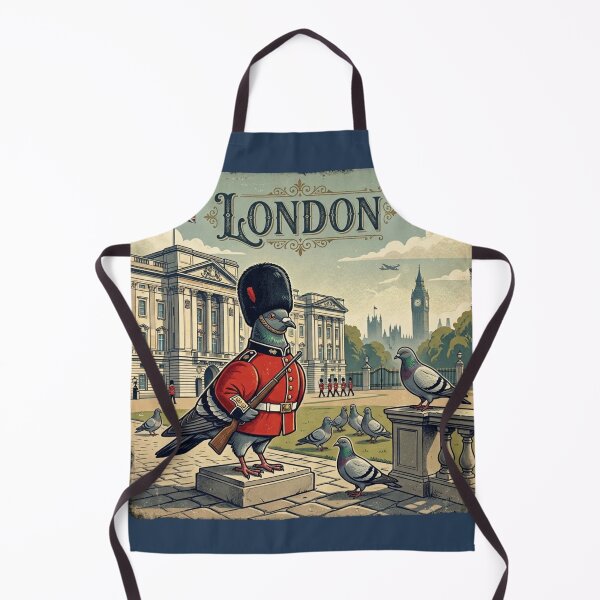 Item preview, London Guard Pigeon Vintage Travel Poster designed and sold by azule1.