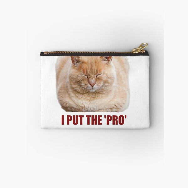 Item preview, I Put The Pro In Procrastination Funny Cat Sticker designed and sold by StikerChuns.