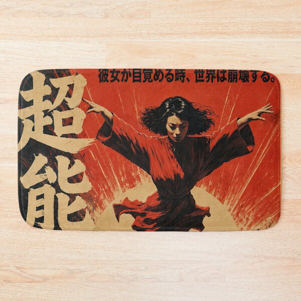 Item preview, Supernatural Girl | Retro Japanese Horror Movie Poster designed and sold by obstinator.