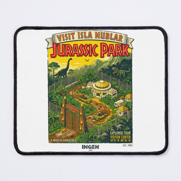 Item preview, VISIT ISLA NUBLAR – JURASSIC PARK designed and sold by AtlasofLegends.