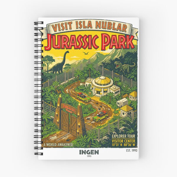 Item preview, VISIT ISLA NUBLAR – JURASSIC PARK designed and sold by AtlasofLegends.