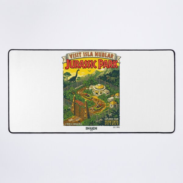 Item preview, VISIT ISLA NUBLAR – JURASSIC PARK designed and sold by AtlasofLegends.