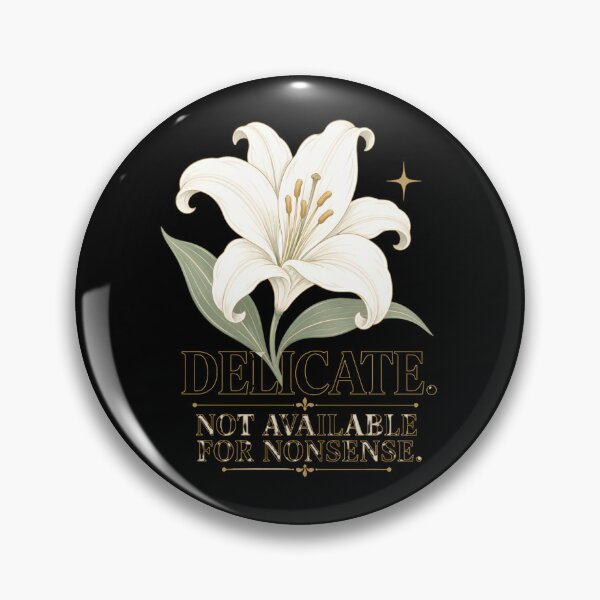 Item preview, Delicate Not Available for Nonsense White Lily designed and sold by Nawi32.