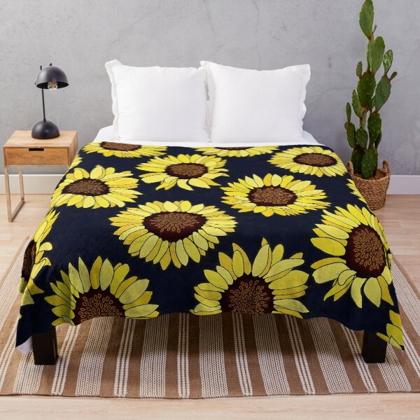 Item preview, Sunflowers are the New Roses! - Navy  designed and sold by TigaTiga.