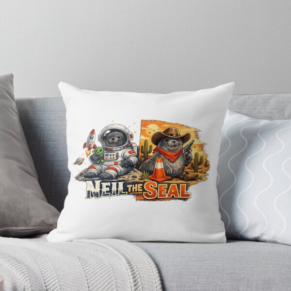 Item preview, Neil The Seal Space Cowboy designed and sold by veloraastudio.