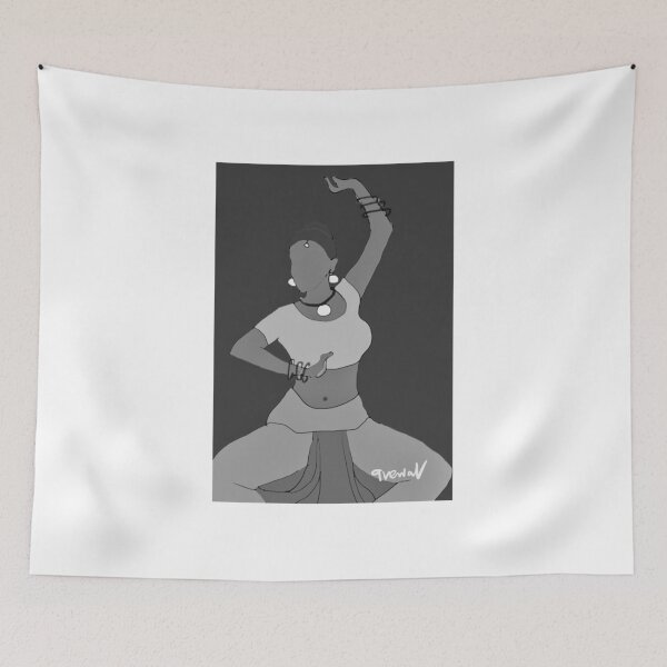 Item preview, Rythm - Indian Dancer  designed and sold by Sukhpal Grewal Ethnic Art.