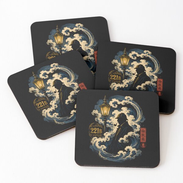 Item preview, Sherlock Holmes 221B Baker Street Japanese Ukiyo-e Wave Art designed and sold by Fenay Designs.