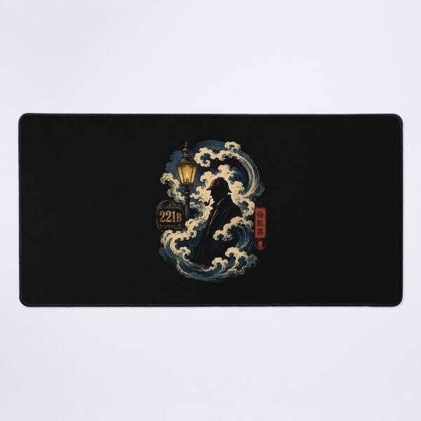 Item preview, Sherlock Holmes 221B Baker Street Japanese Ukiyo-e Wave Art designed and sold by Fenay Designs.