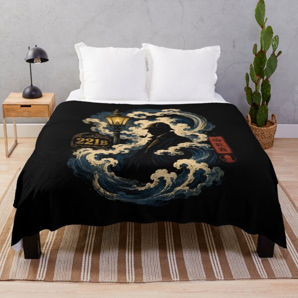 Item preview, Sherlock Holmes 221B Baker Street Japanese Ukiyo-e Wave Art designed and sold by Fenay Designs.