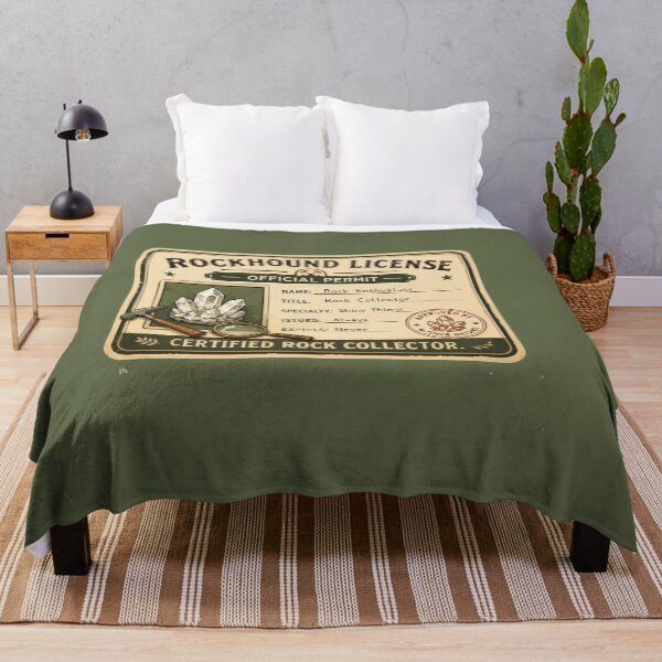 Item preview, Rockhound License Funny Certified Rock Collector designed and sold by SimplePoDesign.