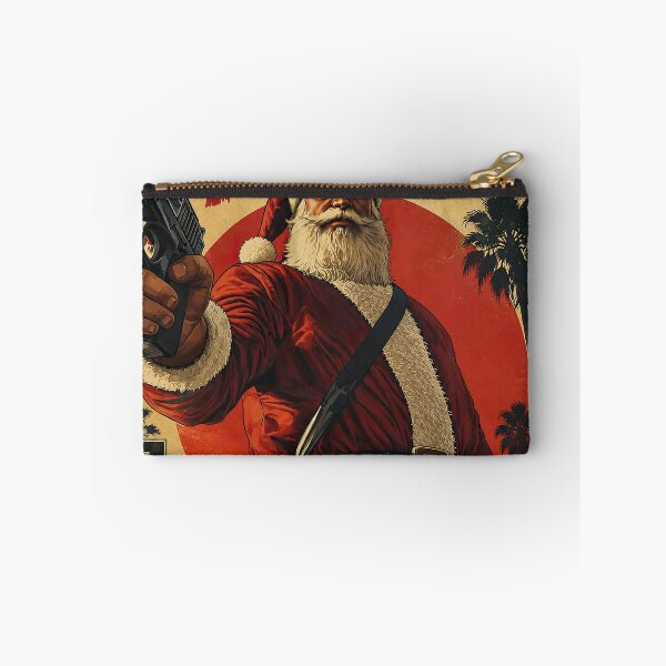 Item preview, Armed Santa | Retro Japanese Action Movie Poster designed and sold by obstinator.