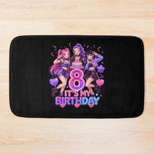 Item preview, KPop Demon Hunters It's My 8th Birthday Cute Kawaii Birthday Girls designed and sold by PixlCrypt.