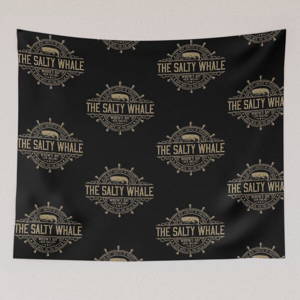 Item preview, The Salty Whale Widow's Bay New England Vintage Nautical Harbor designed and sold by PixlCrypt.