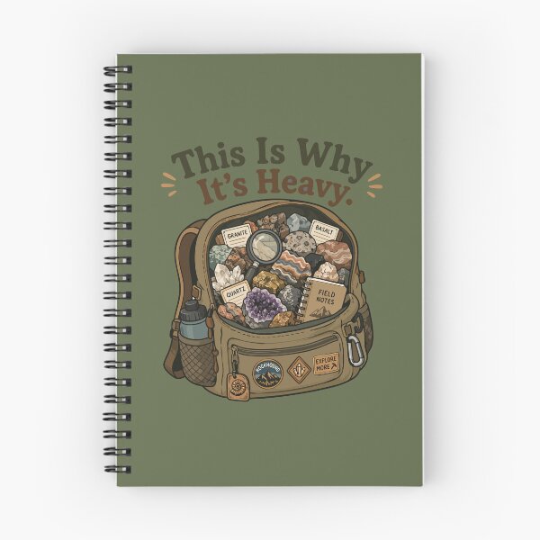 Item preview, This Is Why It's Heavy Funny Rockhound Backpack designed and sold by SimplePoDesign.