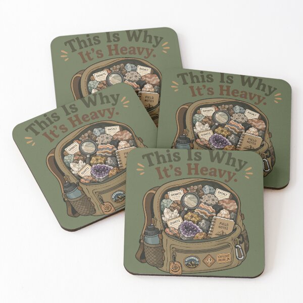 Item preview, This Is Why It's Heavy Funny Rockhound Backpack designed and sold by SimplePoDesign.