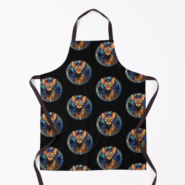 Item preview, Abyssinian Cat Stained Glass Leadlight Artistic Design Boys Girls designed and sold by rafaeltto.