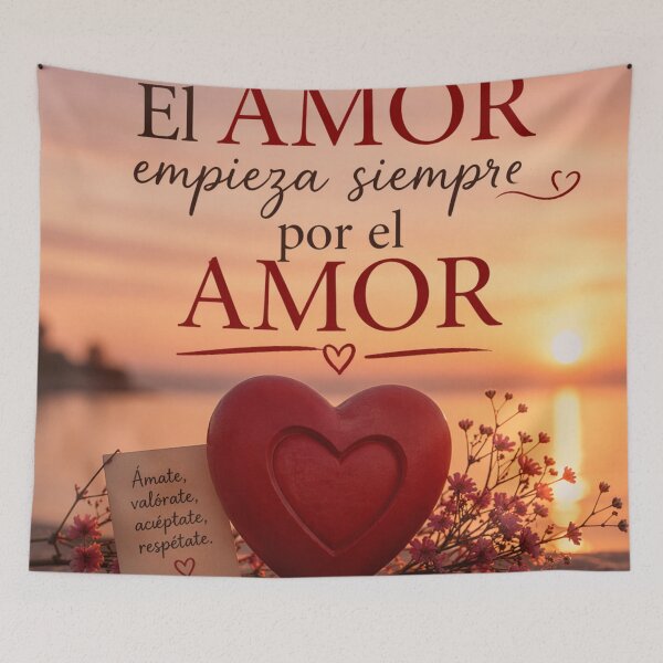 Item preview, Love Always Begins with Love – Inspirational Illustration designed and sold by RAISC.