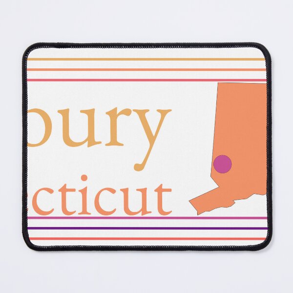 Item preview, Danbury Connecticut City Marked On Map designed and sold by TheIconSmith.