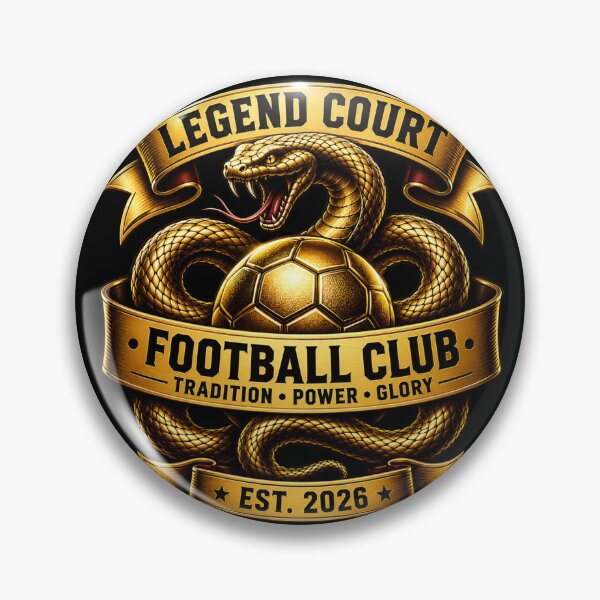 Item preview, Legend Court Football Club Snake Soccer Design designed and sold by LegendCourt.