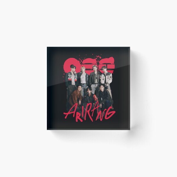 Item preview, Bangtan Members Arirang Group Heart Graphic Kpop Fan designed and sold by PixlCrypt.