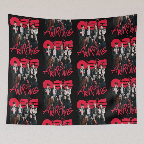 Item preview, Bangtan Members Arirang Group Heart Graphic Kpop Fan designed and sold by PixlCrypt.