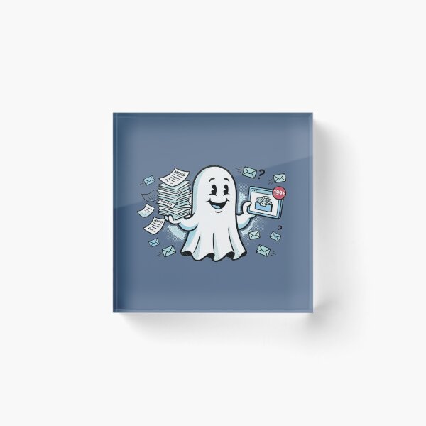Item preview, Haunted by Emails Funny Ghost designed and sold by Artishal.