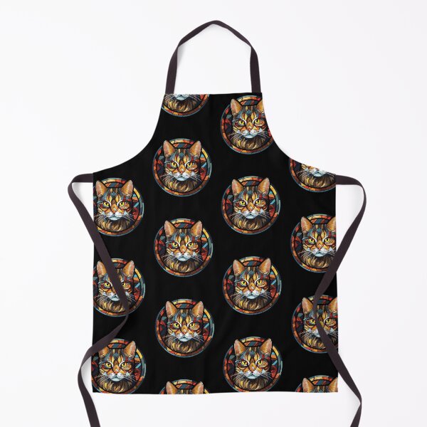 Item preview, American Shorthair Cat Stained Glass Leadlight Artistic Design Boys Girls designed and sold by rafaeltto.