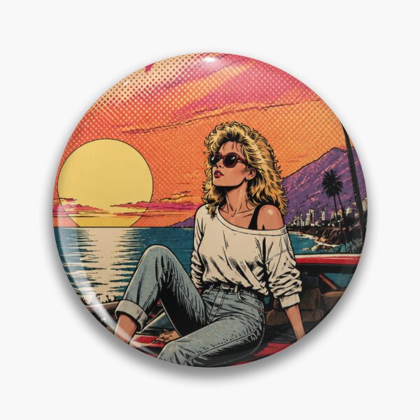 Item preview, My Adventure Partner | 80s Retro Outrun Comic Art designed and sold by reflejoentinta.