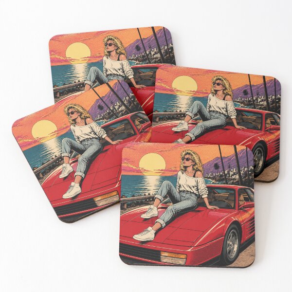 Item preview, My Adventure Partner | 80s Retro Outrun Comic Art designed and sold by reflejoentinta.