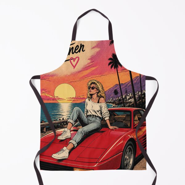 Item preview, My Adventure Partner | 80s Retro Outrun Comic Art designed and sold by reflejoentinta.