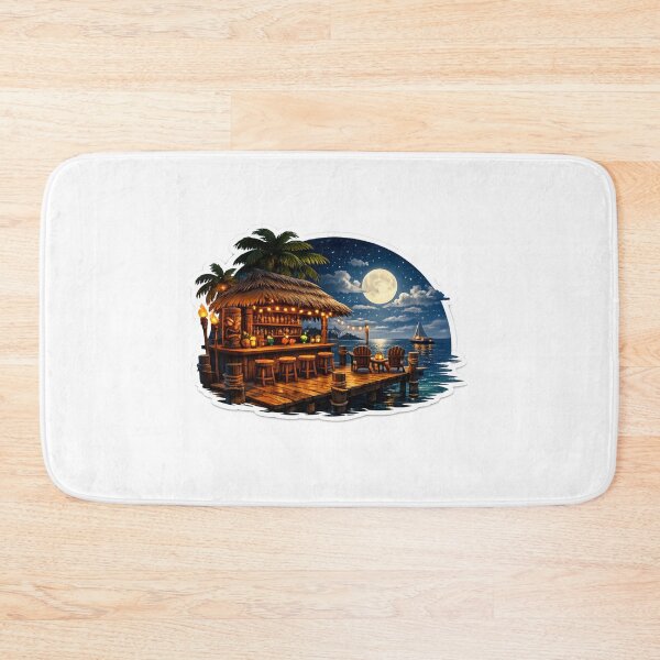 Item preview, Moonlight Tiki Escape designed and sold by celestialseastc.