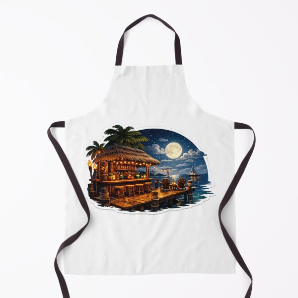 Item preview, Moonlight Tiki Escape designed and sold by celestialseastc.