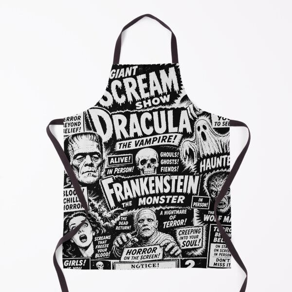 Item preview, Horror Movie Monster Mummy Dracula Werewolf Frankenstein designed and sold by Colorfulman.
