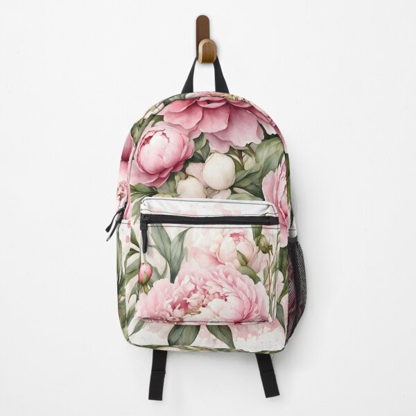 Item preview, Pink Peony Bouquet Watercolor Painting designed and sold by RawNaturePrints.