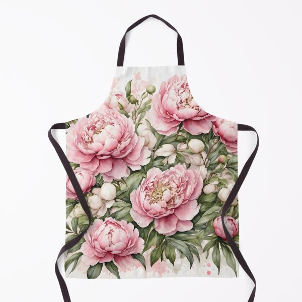 Item preview, Pink Peony Bouquet Watercolor Painting designed and sold by RawNaturePrints.