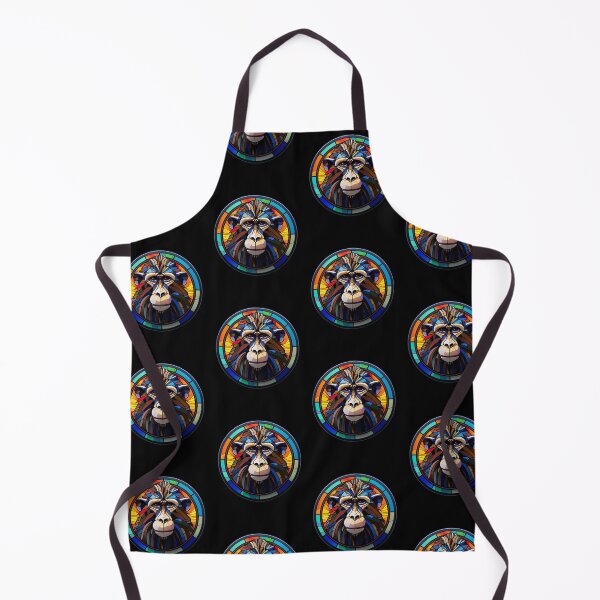 Item preview, Baboon Stained Glass Leadlight Artistic Design Boys Girls designed and sold by rafaeltto.