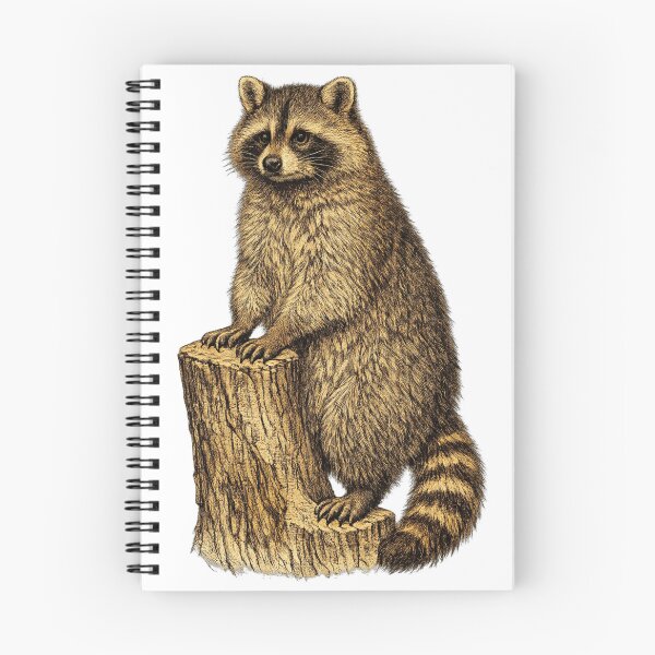 Item preview, Raccoon Vintage Natural History Plate Prompt designed and sold by KrungiT Design .