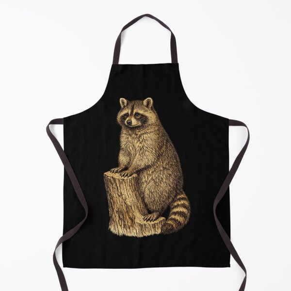 Item preview, Raccoon Vintage Natural History Plate Prompt designed and sold by KrungiT Design .