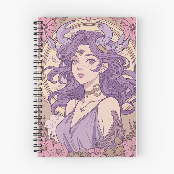 Item preview, Cancer Zodiac Goddess Anime Art | Cancer Energy Celestial Astrology Illustration | Pastel Horoscope Fantasy Girl | Art Nouveau Zodiac Wall Art | Cancer Birthday Gift designed and sold by RSDigitalPrintDesign.