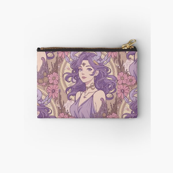 Item preview, Cancer Zodiac Goddess Anime Art | Cancer Energy Celestial Astrology Illustration | Pastel Horoscope Fantasy Girl | Art Nouveau Zodiac Wall Art | Cancer Birthday Gift designed and sold by RSDigitalPrintDesign.