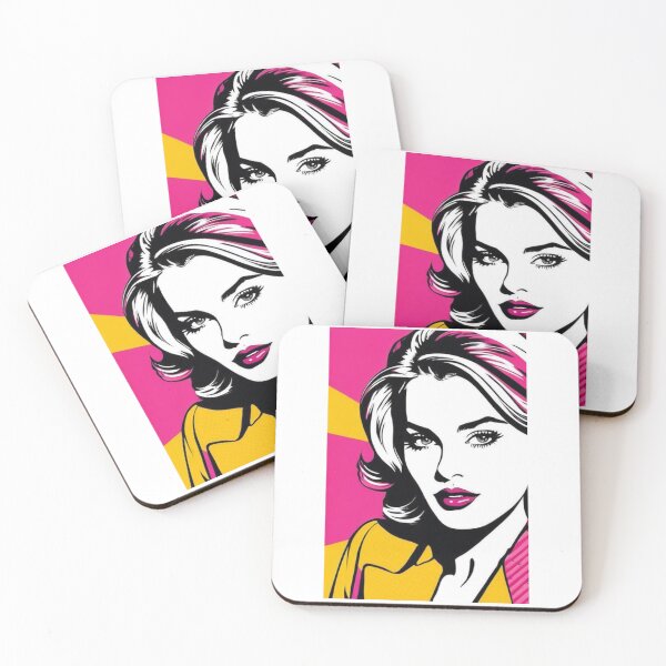Item preview, Art - Pop Art Style, Female Portrait of the 1960s designed and sold by Beat-It.
