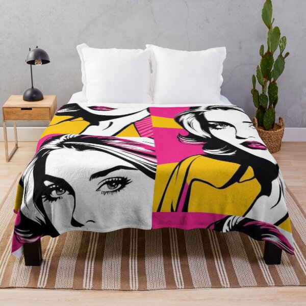 Item preview, Art - Pop Art Style, Female Portrait of the 1960s designed and sold by Beat-It.