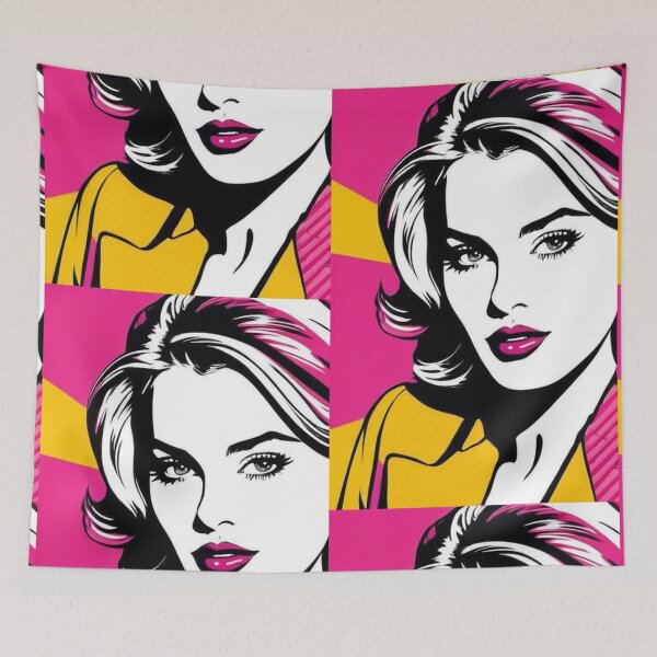 Item preview, Art - Pop Art Style, Female Portrait of the 1960s designed and sold by Beat-It.