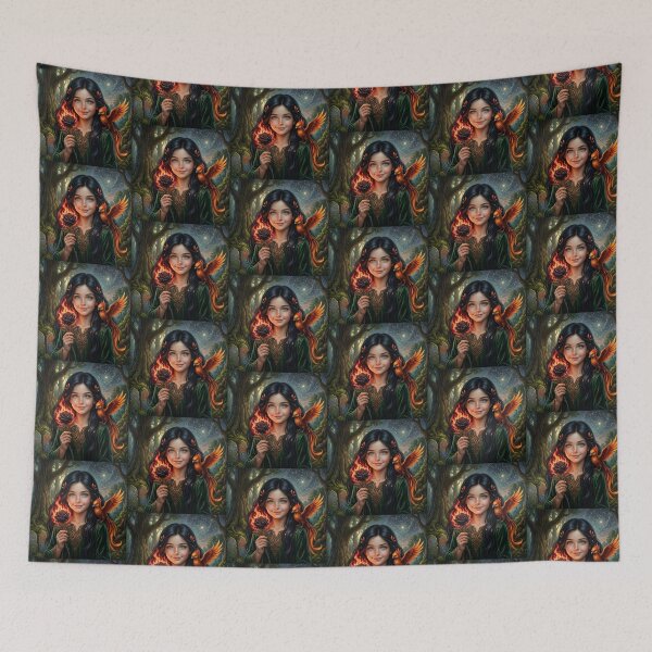 Item preview, ​The Phoenix Witch in the Enchanted Forest. designed and sold by JoyNest = "The nest of joy".