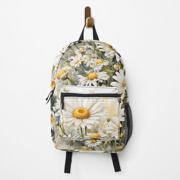 Item preview, White Daisy Watercolor Painting designed and sold by RawNaturePrints.