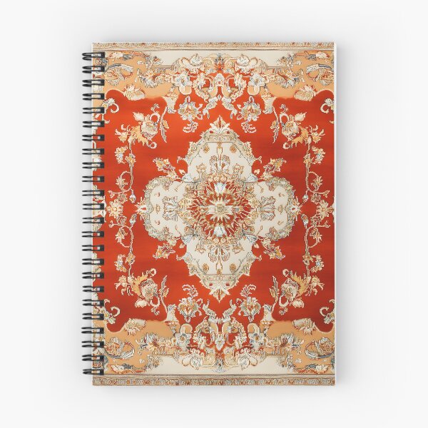 Item preview, Vintage Terracotta Persian Floral Oriental Royal Rug Pattern designed and sold by GrinGalore.
