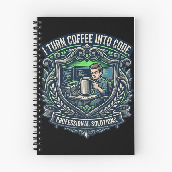 Item preview, Funny Programmer Gift I Turn Coffee Into Code Software Developer Design designed and sold by thoughtswear.