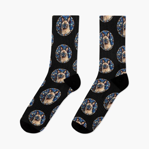 Artikelvorschau, Balinesische Katze, Buntglas, Bleiglas, künstlerisches Design, Jungen, Mädchen entworfen und verkauft von rafaeltto.